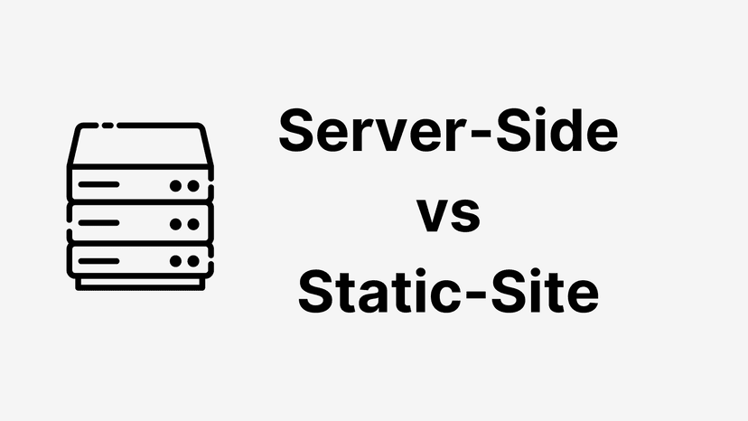 Server-side rendering vs Static-site rendering